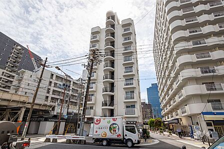 コープ野村梅田B棟の外観（北西側から）