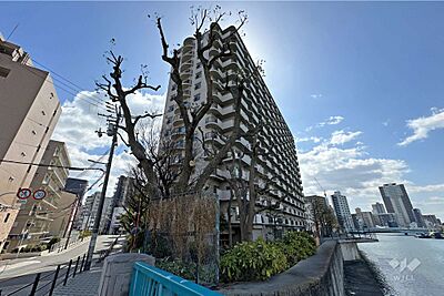 外観:朝日プラザ長堀西の外観(北西側から) 外観:朝日プラザ長堀西の外観(北西側から)