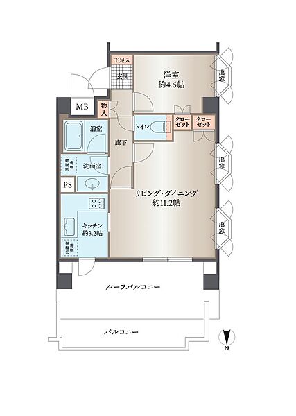 間取りを拡大表示