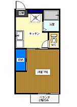 茨城県つくば市天久保３丁目15-7（賃貸アパート1K・2階・20.29㎡） その2