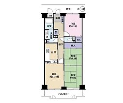 間取図画像 3LDK