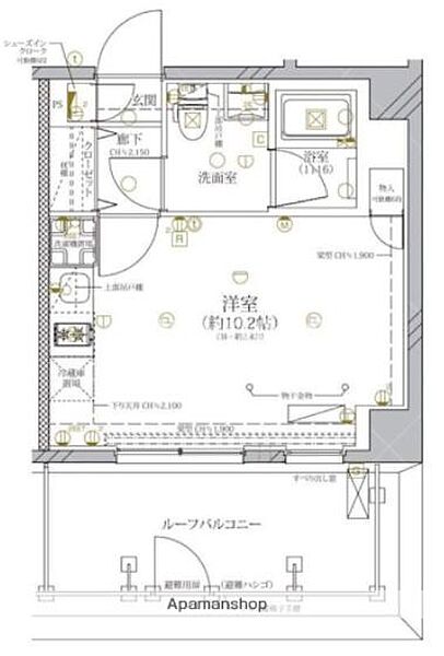 ディアレイシャス本所蔵前 801｜東京都墨田区本所1丁目(賃貸マンション1K・8階・26.63㎡)の写真 その25