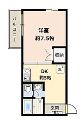 間取図画像 1DK