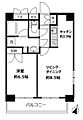 パレステュディオ広尾11階21.8万円