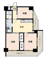 ハイネス中目黒の間取図画像