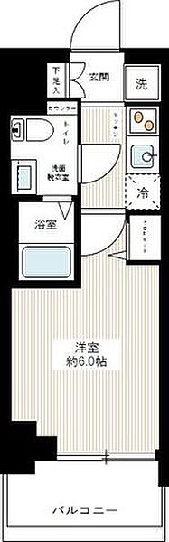 AZEST青砥II 1505｜東京都葛飾区青戸２丁目(賃貸マンション1K・15階・20.16㎡)の写真 その2
