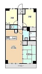 ドルフソニアドーロ 3LDKの間取図画像