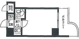 ライオンズマンション相模原第7 1Kの間取図画像