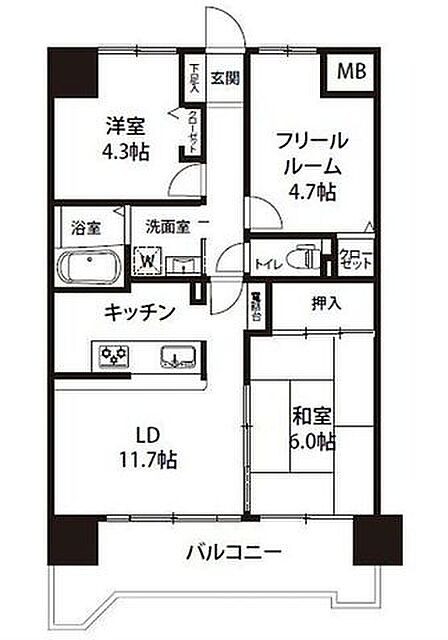 R8.6月末リフォーム済!山陽電鉄 藤江駅まで徒歩約5分6階部分のお部屋