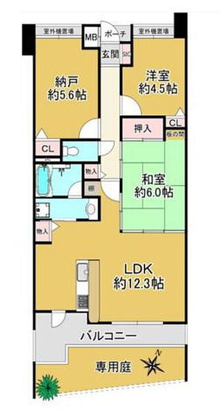 □令和8年5月下旬リフォーム完了□専用庭付き□人気の角部屋□JR山陽本線「魚住駅」徒歩約5分