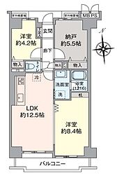 間取図画像 2SLDK