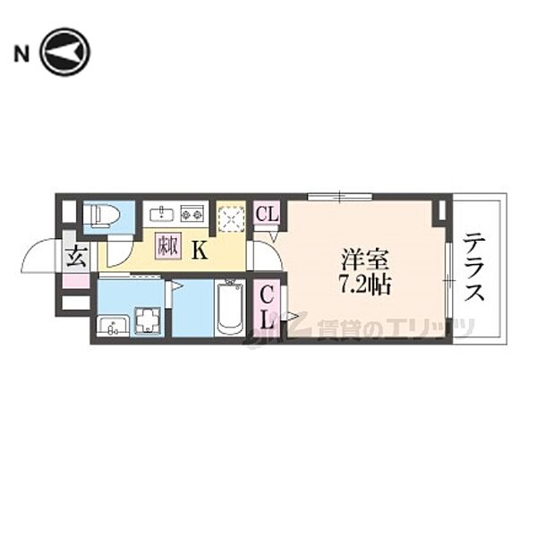 ＲＥＬＡ　ＦＯＲＴ 101｜奈良県桜井市大字戒重(賃貸アパート1K・1階・27.02㎡)の写真 その2