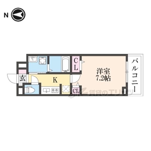 ＲＥＬＡ　ＦＯＲＴ 302｜奈良県桜井市大字戒重(賃貸アパート1K・3階・27.02㎡)の写真 その2