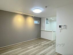 JR片町線(学研都市線) 藤阪駅 徒歩4分の賃貸アパート 1階1LDKのリビング/ダイニング