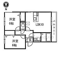 大阪府交野市私部６丁目（賃貸アパート2LDK・3階・54.09㎡） その2