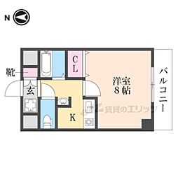 ネクスプロス大和田 1Kの間取図画像