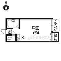 スクエアコート津田 203 ｜ 大阪府枚方市津田西町１丁目（賃貸アパート1R・2階・23.00㎡） その2