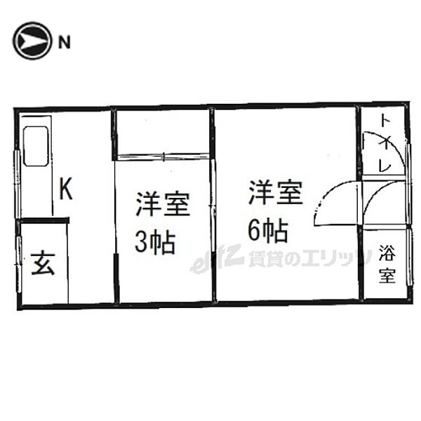 中山文化 202｜大阪府寝屋川市萱島東２丁目(賃貸アパート2K・2階・29.00㎡)の写真 その1