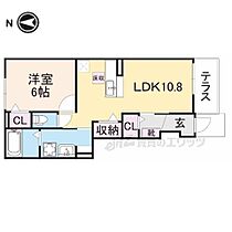 ラ．リベルタ 106 ｜ 奈良県生駒郡安堵町大字西安堵（賃貸アパート1LDK・1階・42.50㎡） その2