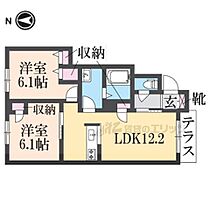 マノレイユ　イースト 102 ｜ 奈良県大和高田市大字市場（賃貸アパート2LDK・1階・54.36㎡） その1