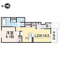 奈良県天理市石上町（賃貸アパート1LDK・1階・42.39㎡） その2