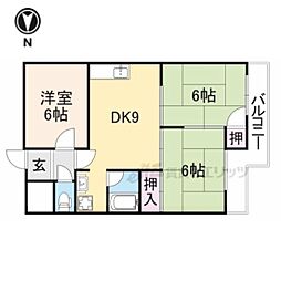 第三サンコウハイツ 3DKの間取図画像
