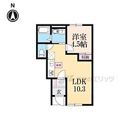 ロメット 1LDKの間取図画像