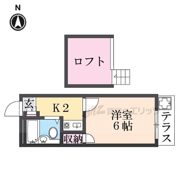 大和高田第15マンション 104｜奈良県大和高田市北片塩町(賃貸アパート1K・1階・16.00㎡)の写真 その2