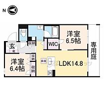 奈良県橿原市新賀町（賃貸マンション2LDK・1階・65.17㎡） その2