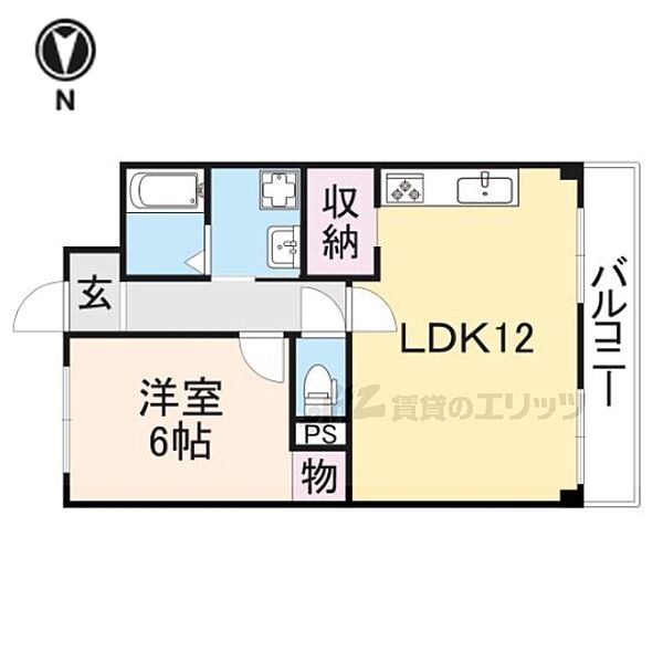 リュミエール 20F｜奈良県生駒市新旭ケ丘(賃貸マンション1LDK・2階・40.00㎡)の写真 その2