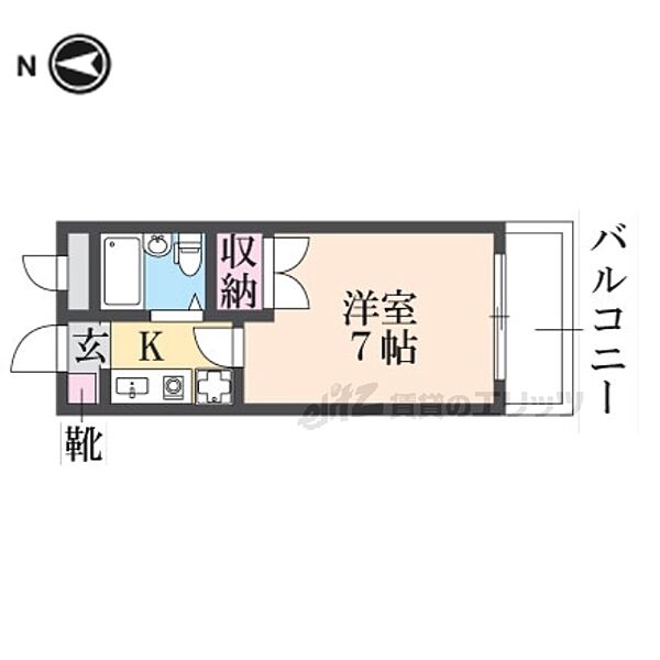 サニーコート大利 302｜大阪府寝屋川市大利町(賃貸マンション1K・3階・20.00㎡)の写真 その2