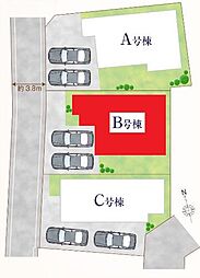 野田市清水11番20　全3棟　B号棟