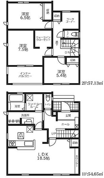間取りを拡大表示