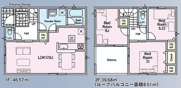 間取りを拡大表示