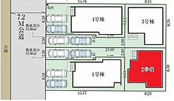 越谷市東大沢全4棟 2号棟