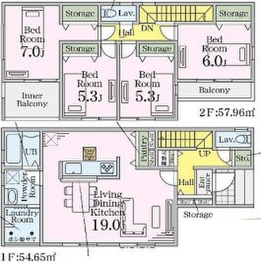 間取りを拡大表示