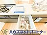 キッチン：ビルトイン食器洗乾燥機完備。家事のお手伝いをしてくれる奥様の味方です。食器を洗っている間にお掃除など、様々なシーンで家事の時短に役立つ食洗機。省スペースのビルトインタイプを採用致しました。