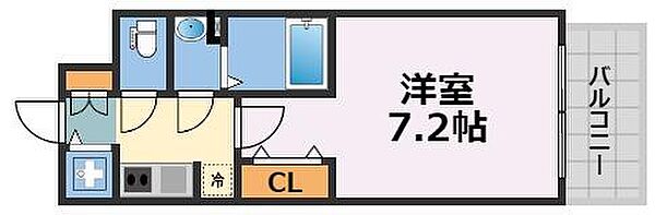 S-RESIDENCE堺筋本町Deux ｜大阪府大阪市中央区南久宝寺町1丁目(賃貸マンション1K・15階・22.19㎡)の写真 その2