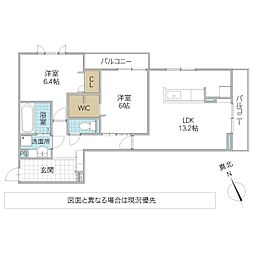 D’s LIEN B B号地 3階2LDKの間取り