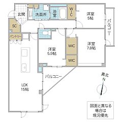 物件の間取り