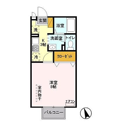クレスト藤ケ丘2B_間取り_0