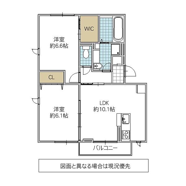 セードル本町 306号室｜茨城県守谷市本町(賃貸アパート2LDK・3階・54.23㎡)の写真 その2