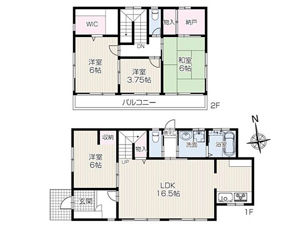 間取りを拡大表示