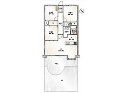 ライオンズステージ鵠沼海岸 3LDKの間取図画像