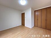 大容量のクローゼット完備。お部屋を広くスッキリ保てます。