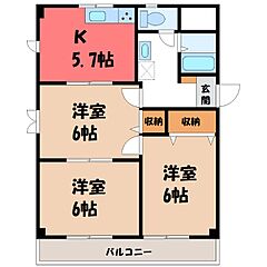 物件の間取り