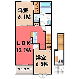 JR両毛線 国定駅 3.6km