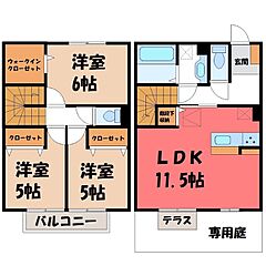 物件の間取り