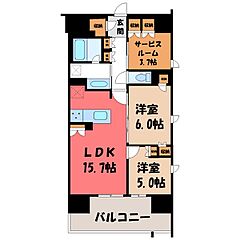物件の間取り