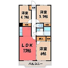 物件の間取り